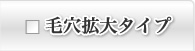 毛穴拡大タイプ