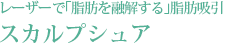 レーザーで「脂肪を融解する」脂肪吸引スカルプシュア