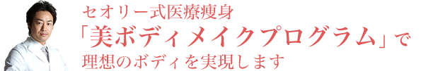 セオリー式医療痩身　「美ボディメイクプログラム」で理想のボディを実現します
