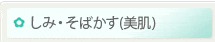 しみ・そばかす（美肌）