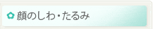 顔のしわ・たるみ