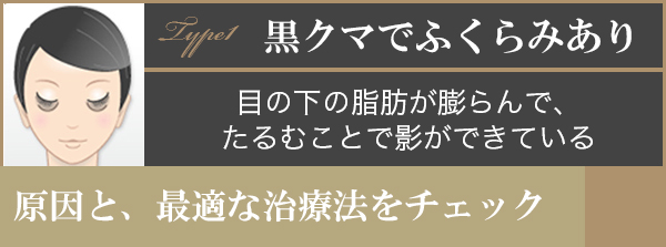 黒クマでふくらみあり
